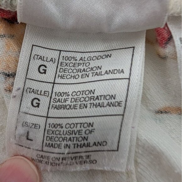 Vintage Disney Store Pajama Pants Womens Size Large Flannel Winnie the Pooh Ski - Picture 6 of 12